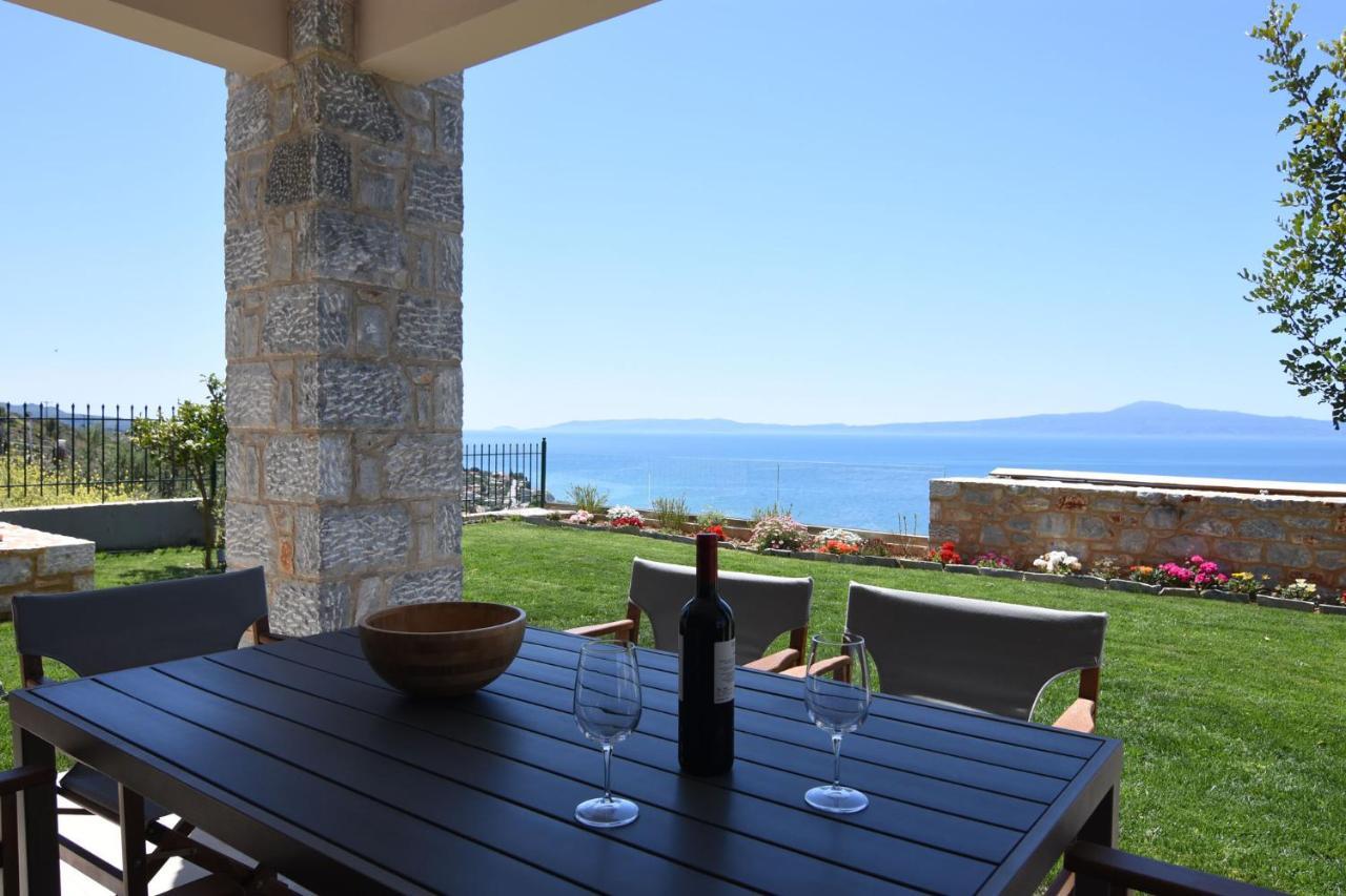 Villa Dafni - Infinite Sea Vistas With Private Pool Kalamata Zewnętrze zdjęcie